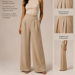 Calça A Fluidez — Cós Transpassado — Voobel