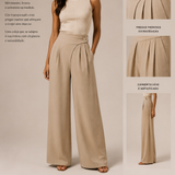 Calça A Fluidez — Cós Transpassado — Voobel