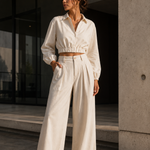 Calça A Fundadora na cor Ivory Mist — Voobel